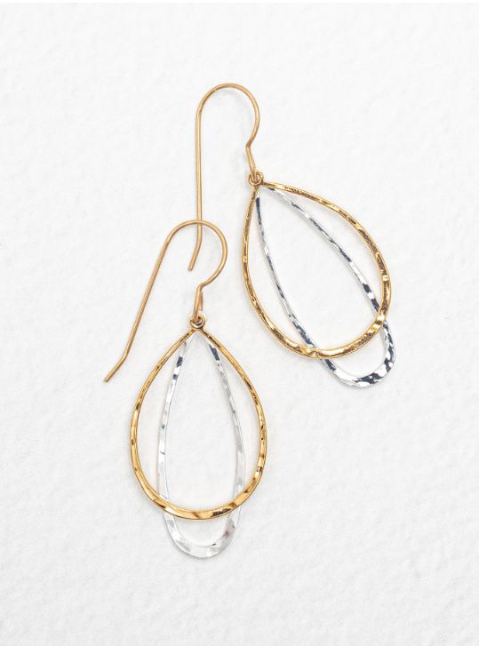 In the Loop Earrings Gold/Silver