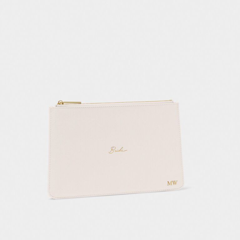 The Perfect Pouch Bride Pearlescent White