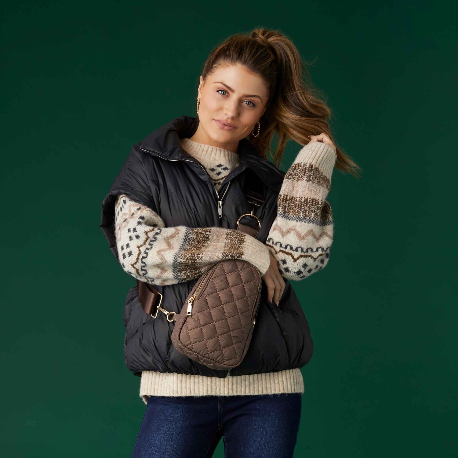 Rhea Puffer Crossbody