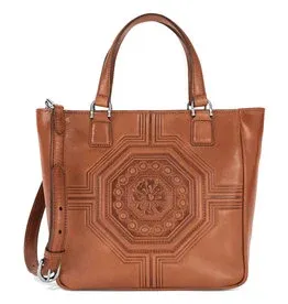 Brighton Ferrara La Volta Chestnut Brown Med Tote