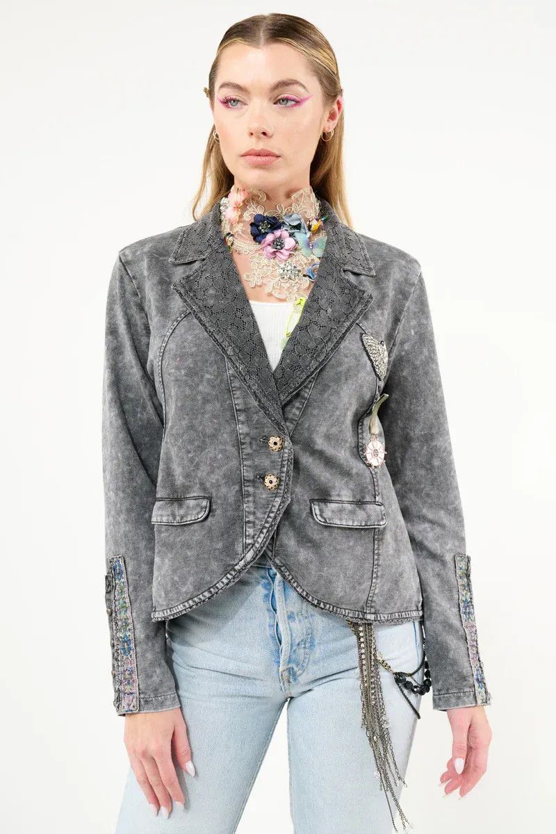 Colonel Jacket , Color: Charcoal, Size: Small