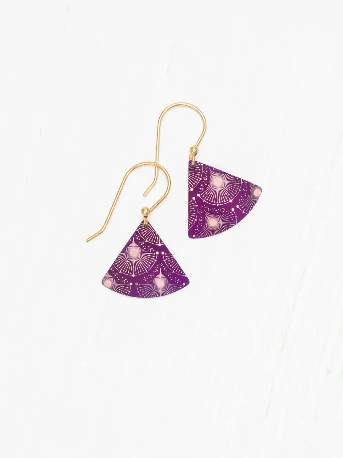 Halley Earrings-Purple