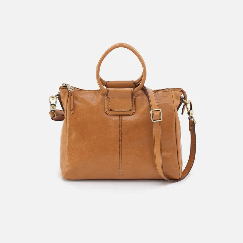 Sheila Medium Satchel Truffle