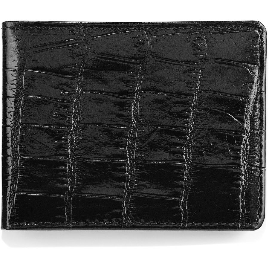 Rockefeller Passcase Wallet, Color: Black
