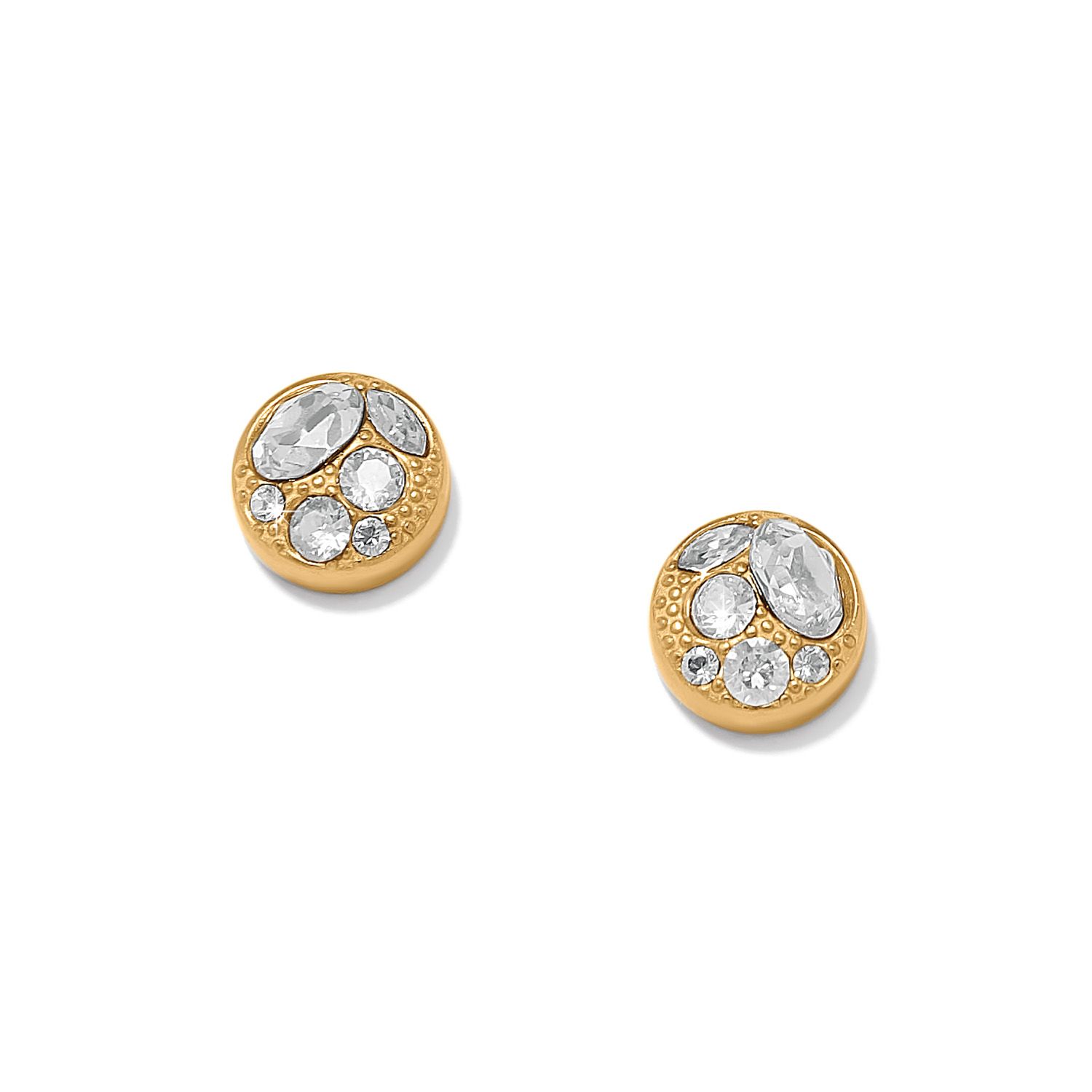 Trust Your Journey Post Earrings Gold