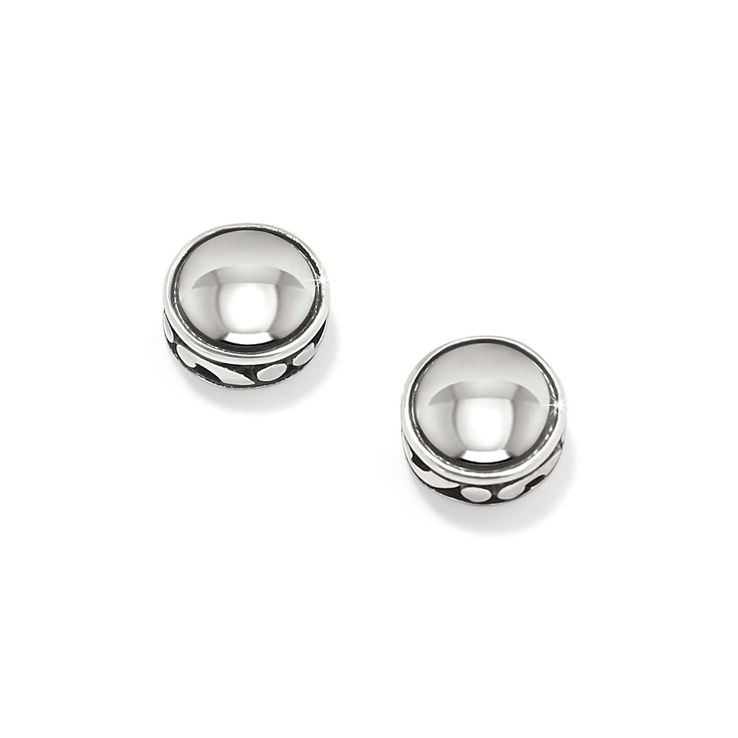 Contempo Nuevo Post Earrings Silver