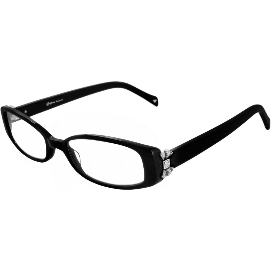Girlie Bow Readers - Black, +2.5