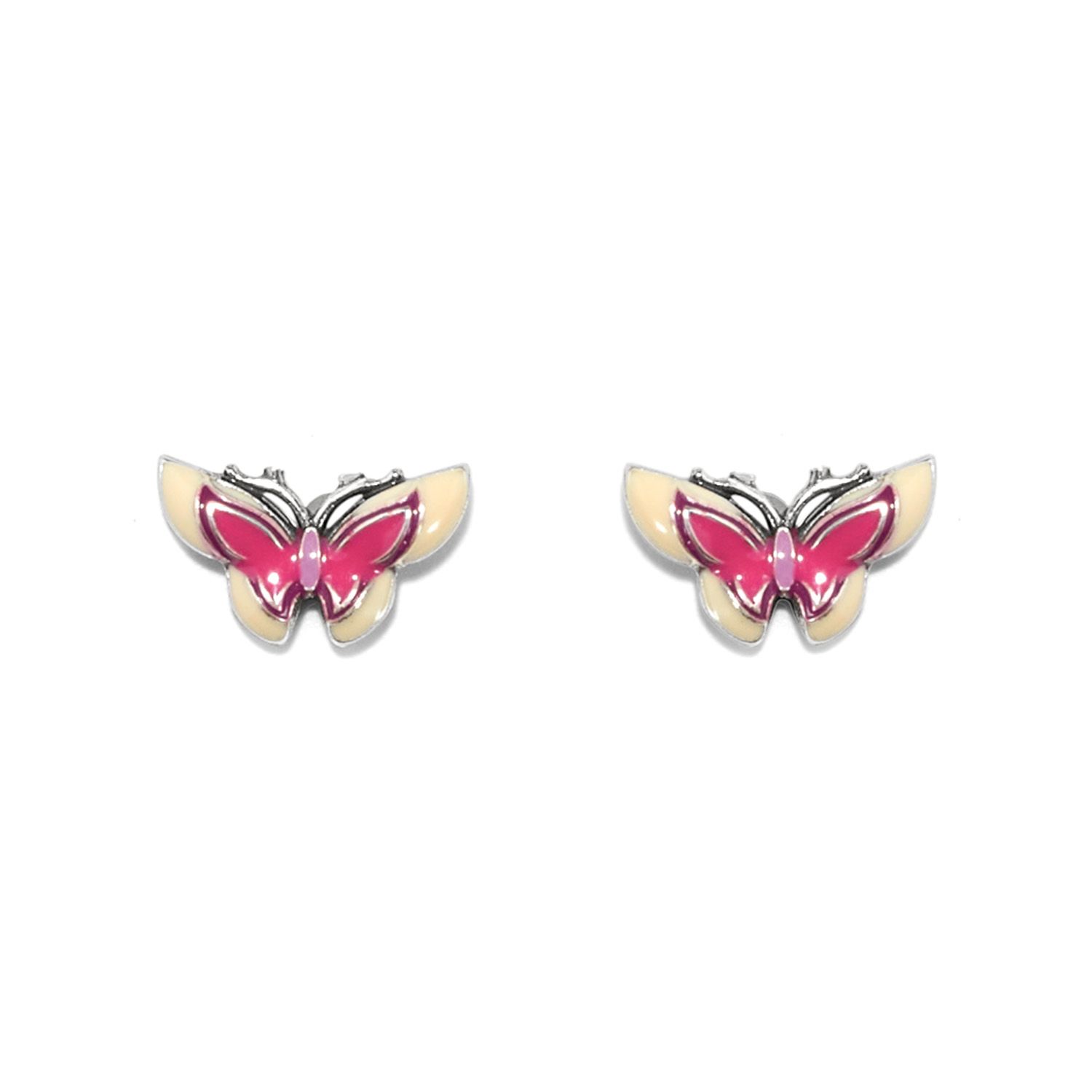 Kyoto In Bloom Enamel Butterfly Earrings