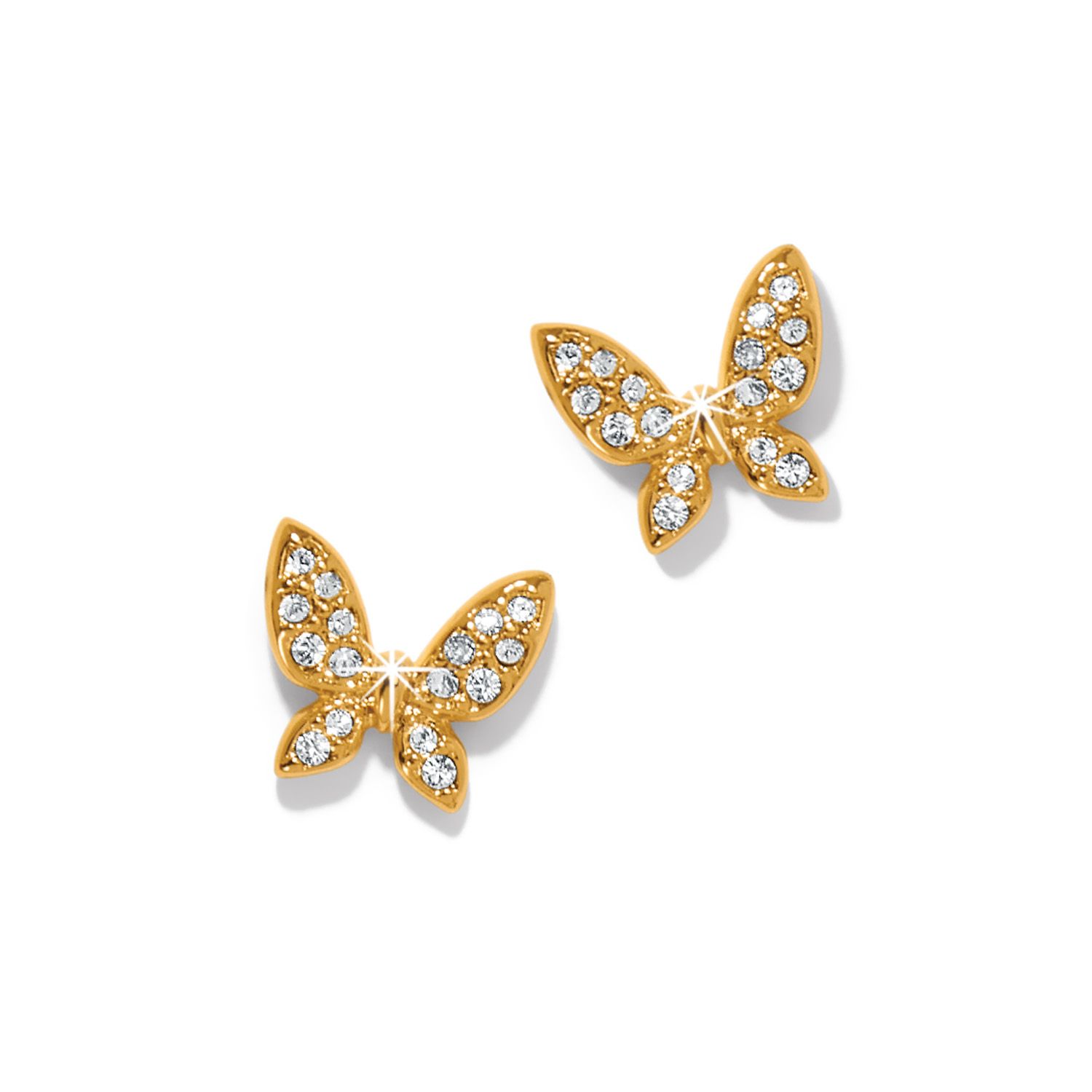 Enchanting Butterfly Gold Earrings