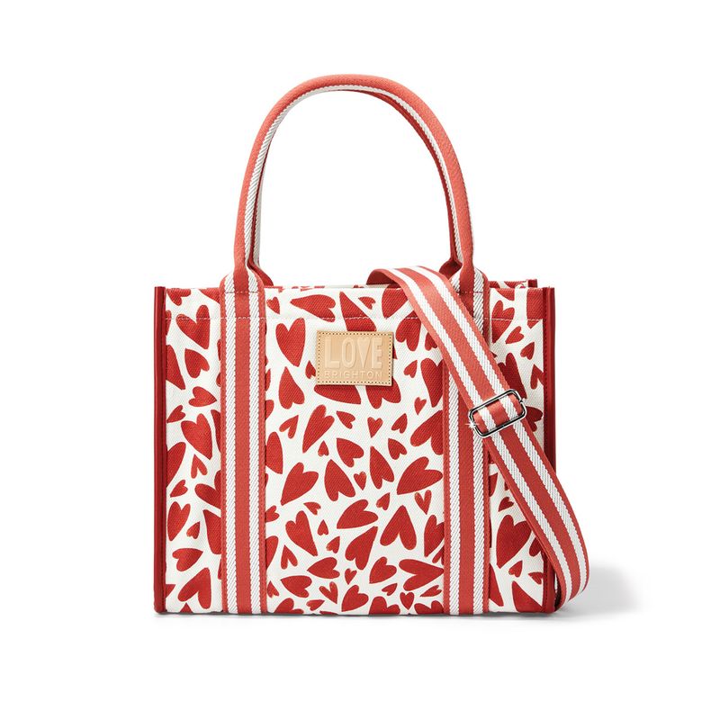 Flirty Love Canvas Carryall Tote Bag