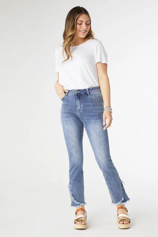 Everstretch Straight Leg Ankle w/Crossover Fringe