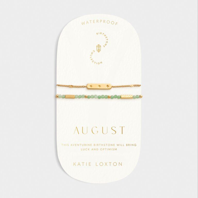 Birthstone Bracelet August