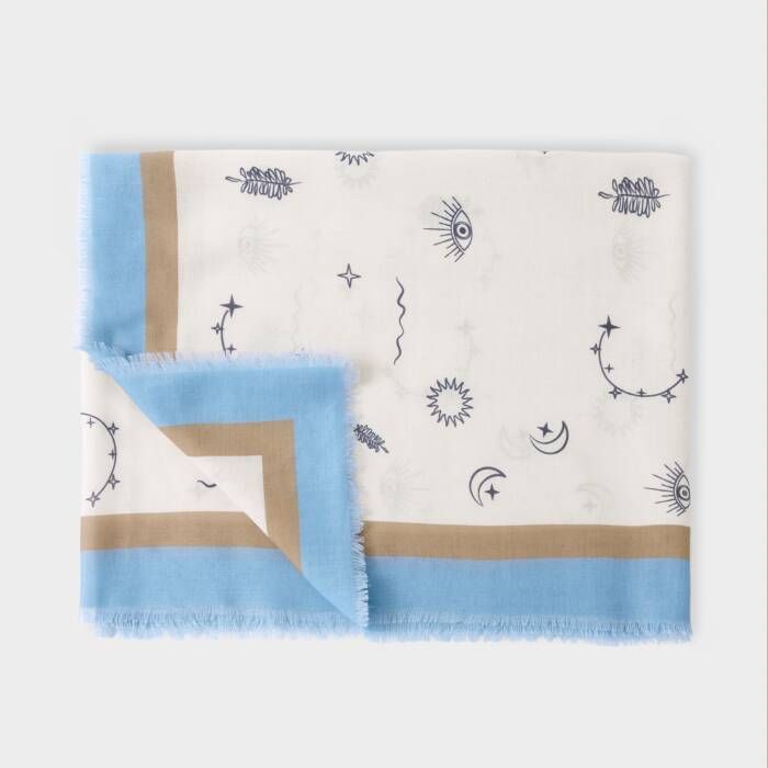 Printed Scarf, Color: Boho Celestial