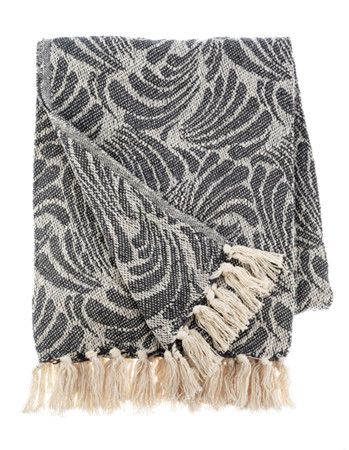 Woven Medallion  Throw 50&quot;x60&quot;