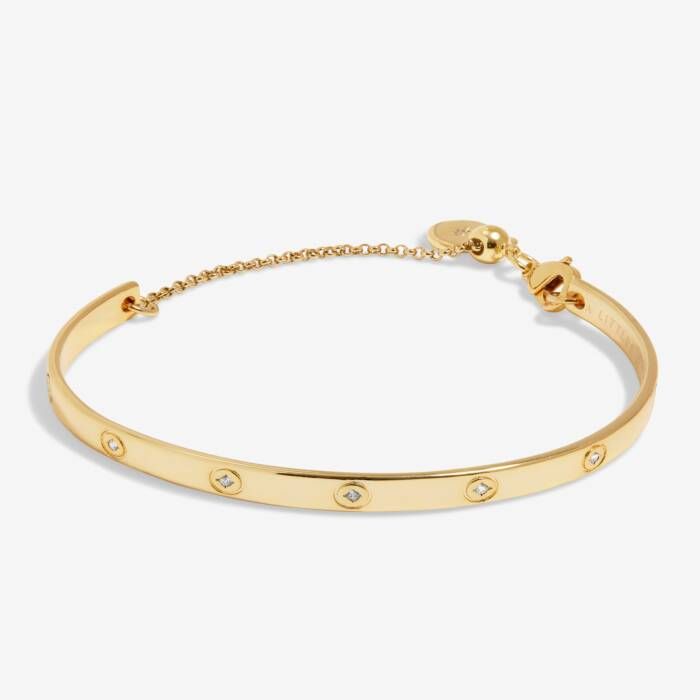 A Little Bracelet Bar CZ Gold Bangle