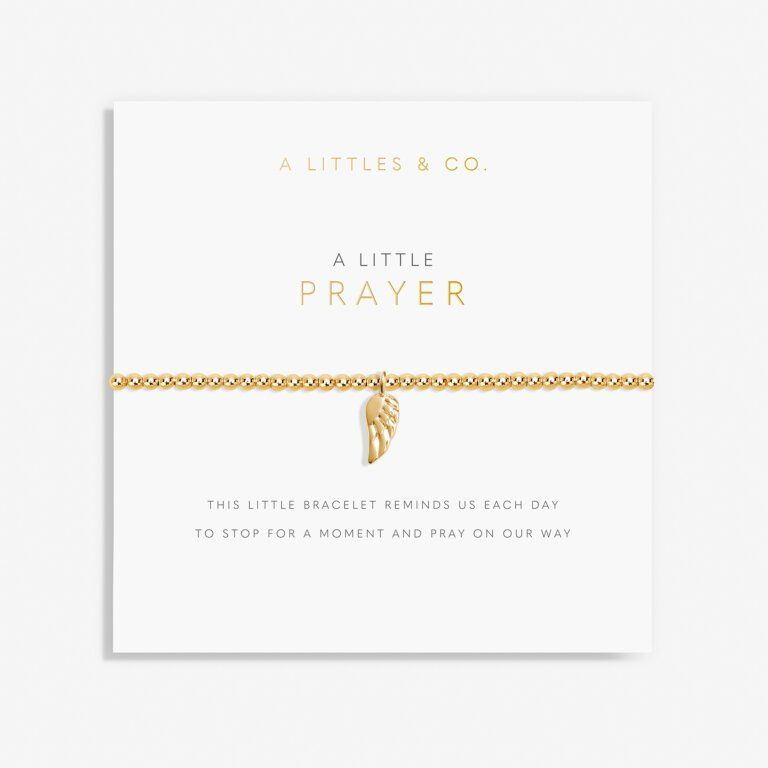 A Little Prayer Bracelet Gold