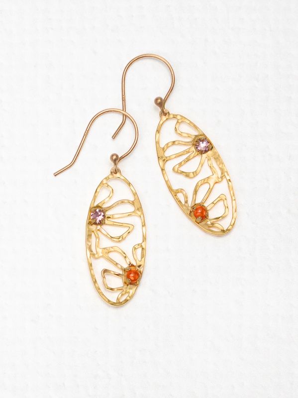 Zoe Earrings-Gold