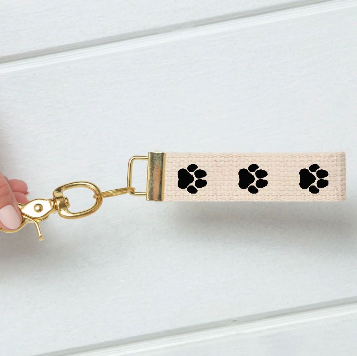 Paw Print Keychain