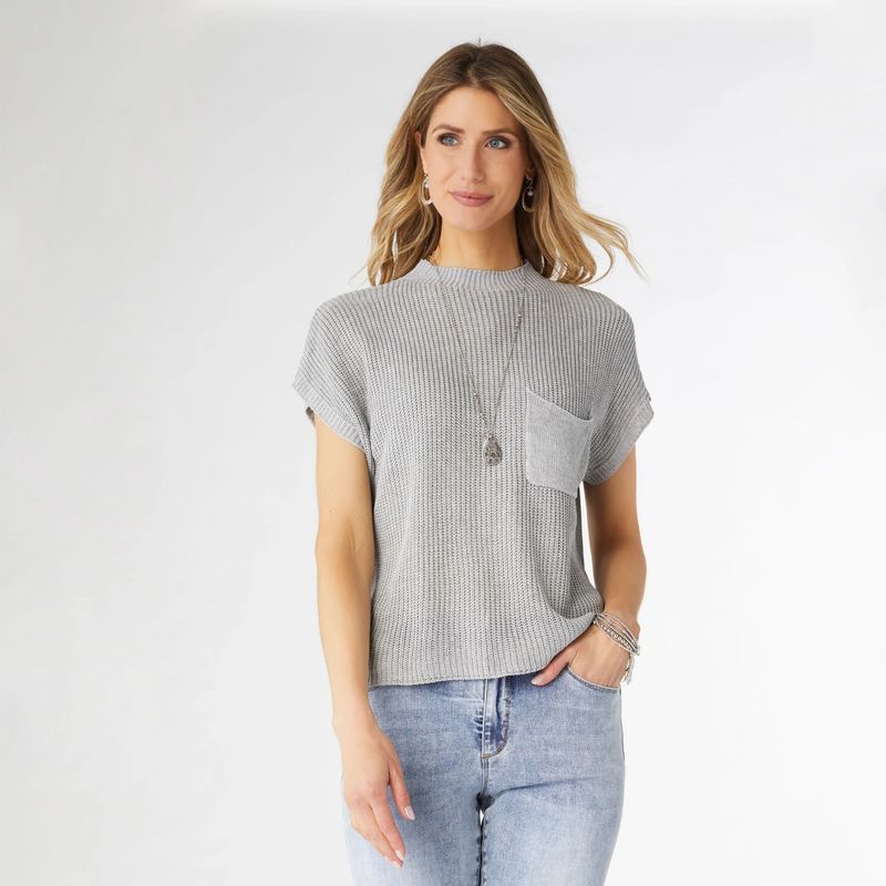 Fernanda Cap Sleeve Knit Top