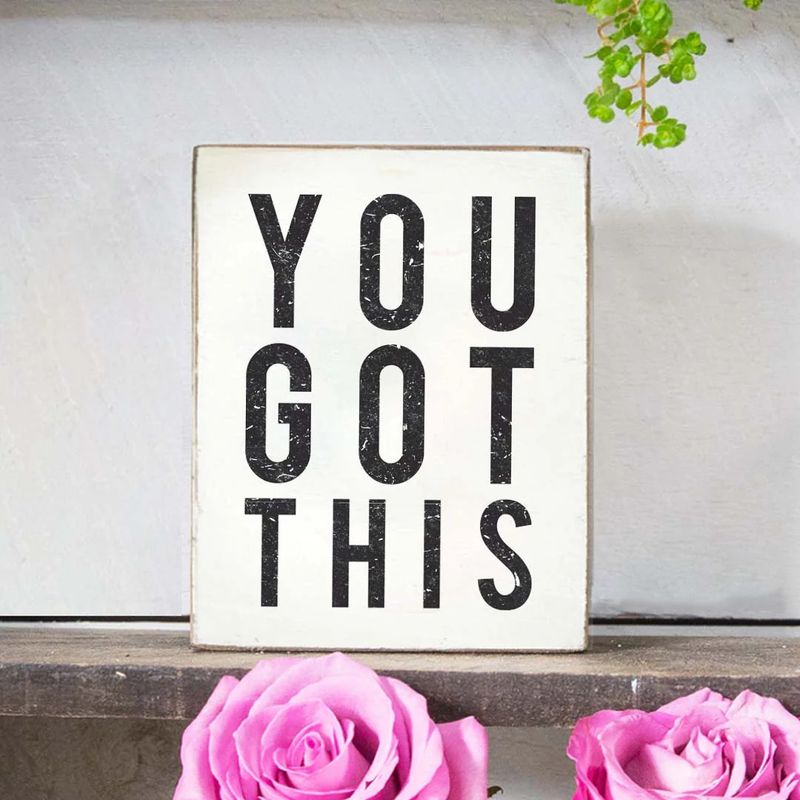 You Got This Wood Block