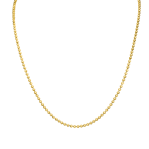 Ball Chain Necklace Gold