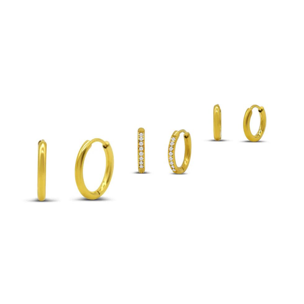 Hoop Hoop Horray 3 Pack, Color: Gold
