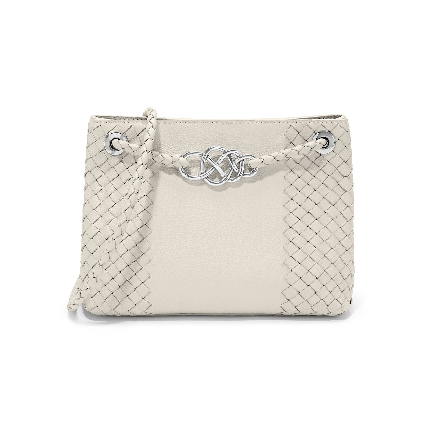 Devon Convertible Crossbody-Interlok White