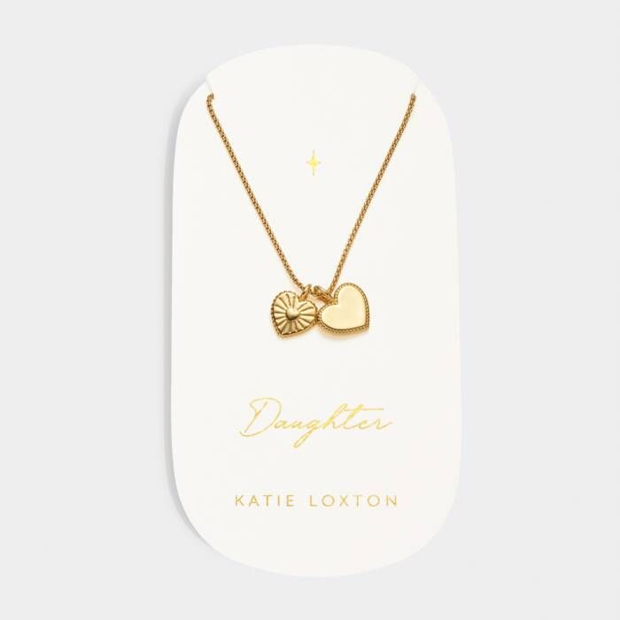 Daughter Charm Necklace Gold 15 3/4&quot;