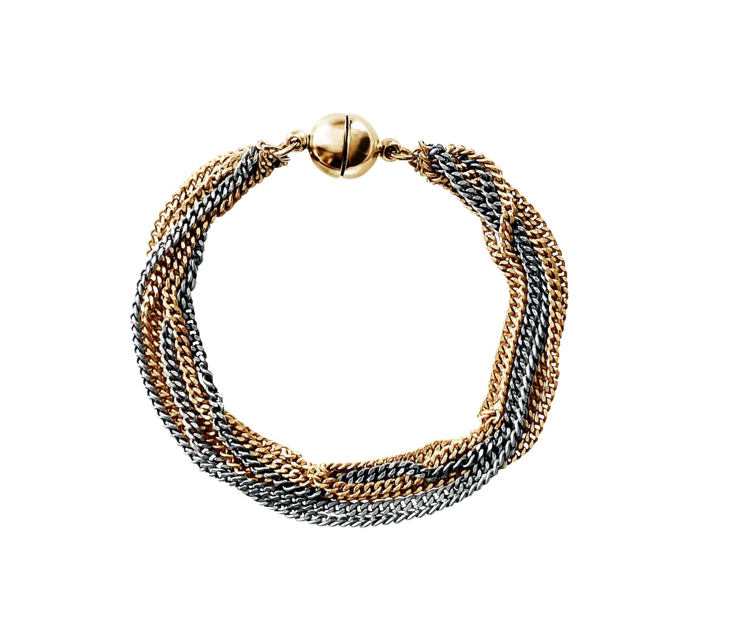 Mixed Curb Bracelet