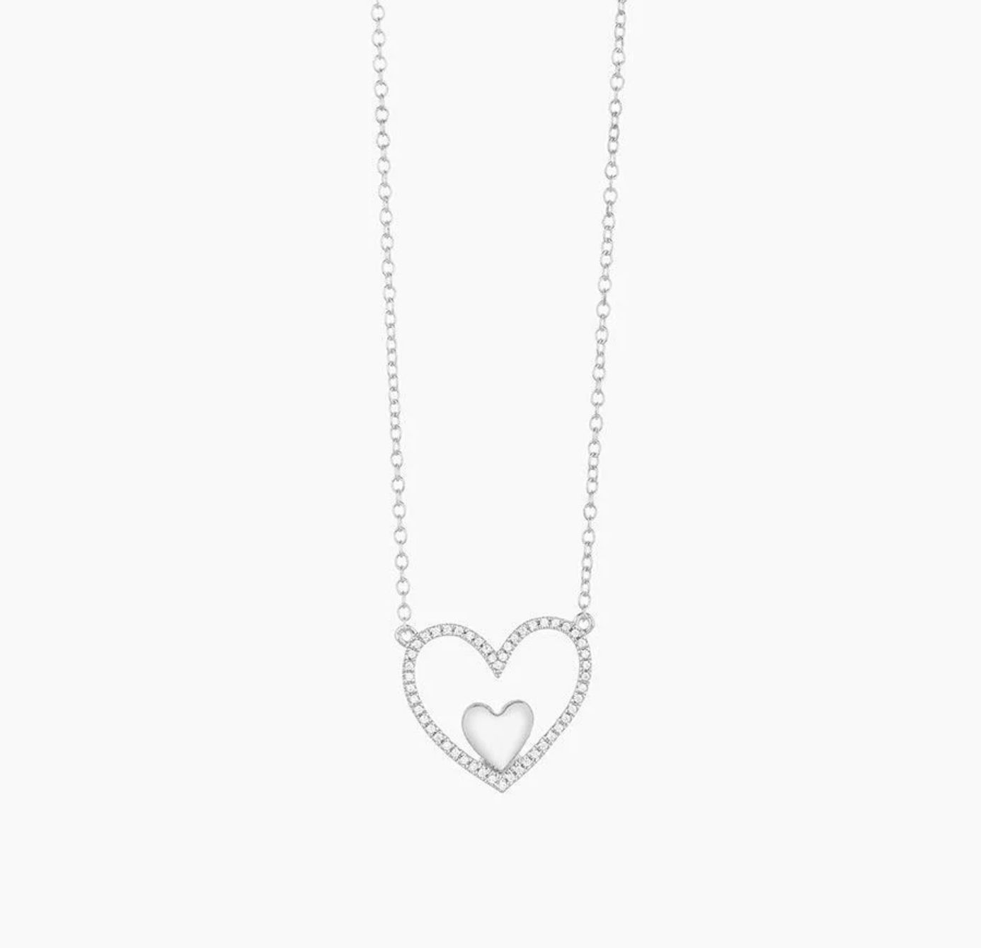 All The Love Pendant Necklace Silver