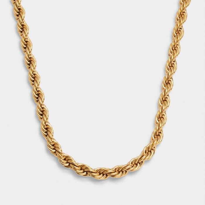 Reine Rope Necklace Gold 15 3/4&quot;
