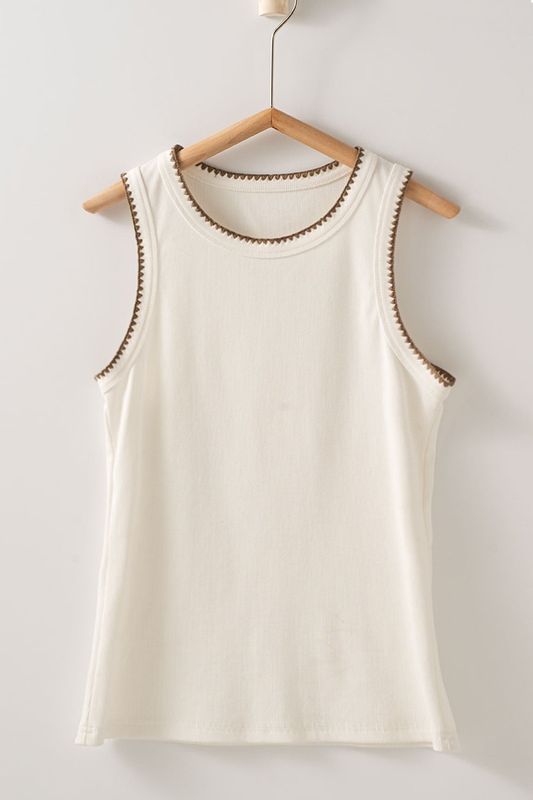 Structure Knit Tank Top - Two Colors