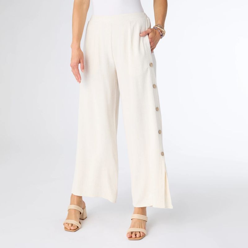 Remi Pant With Side Button Detail