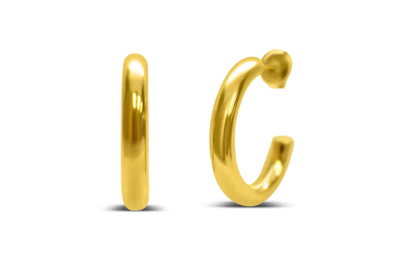 Weightless Hoop Earrings 25mm