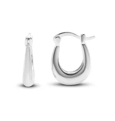 Round Bottom Hoop Earrings