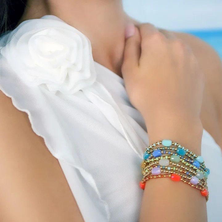 Here, There &amp; Everywhere Stretch Bracelet