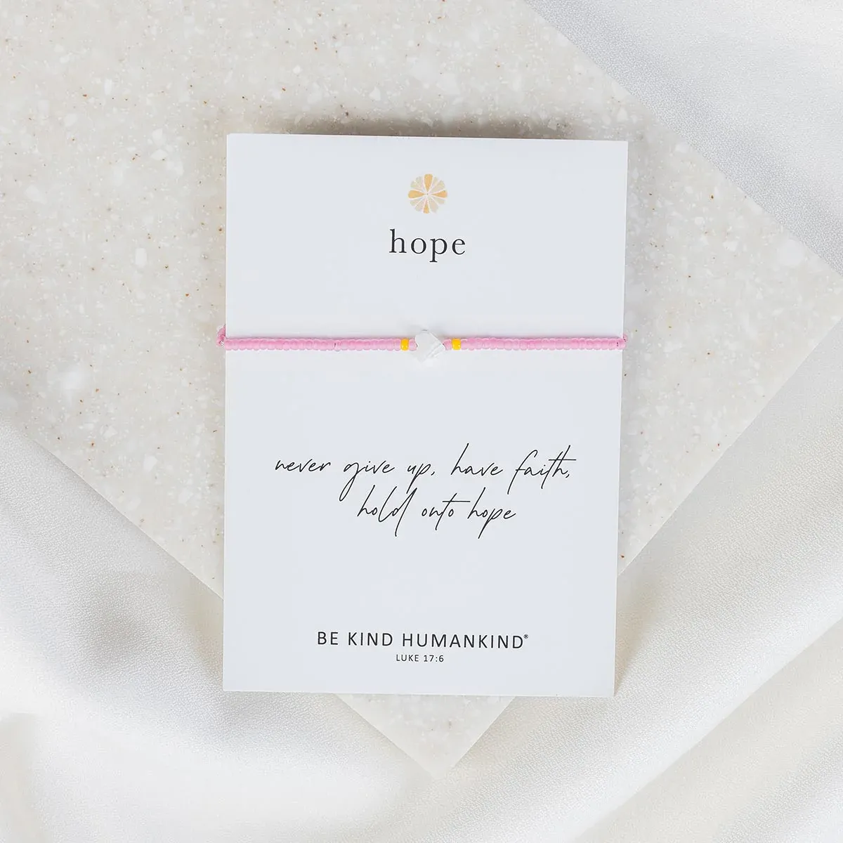 Hope Bracelet Be Kind Humankind