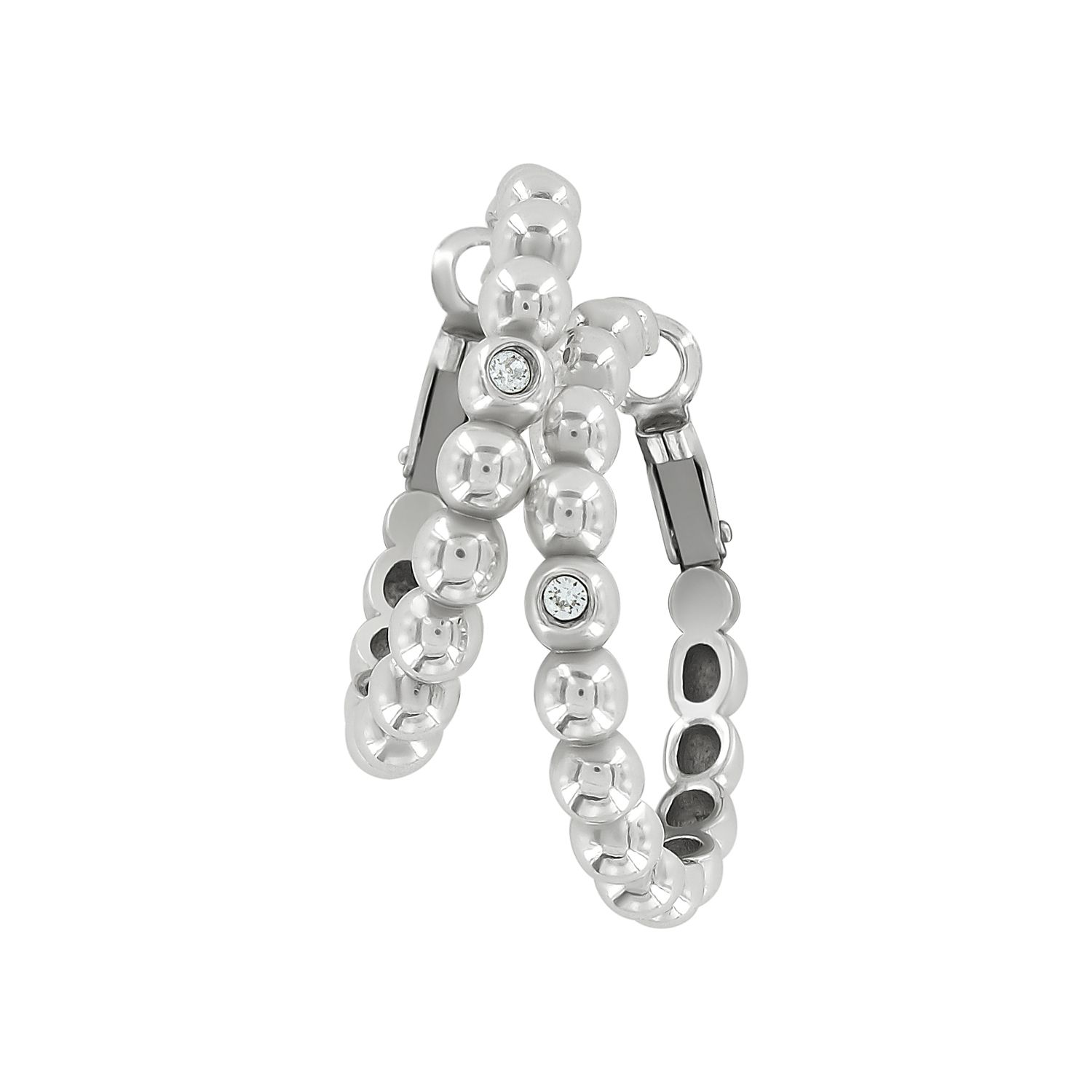 Twinkle Granulation Hoop Earrings