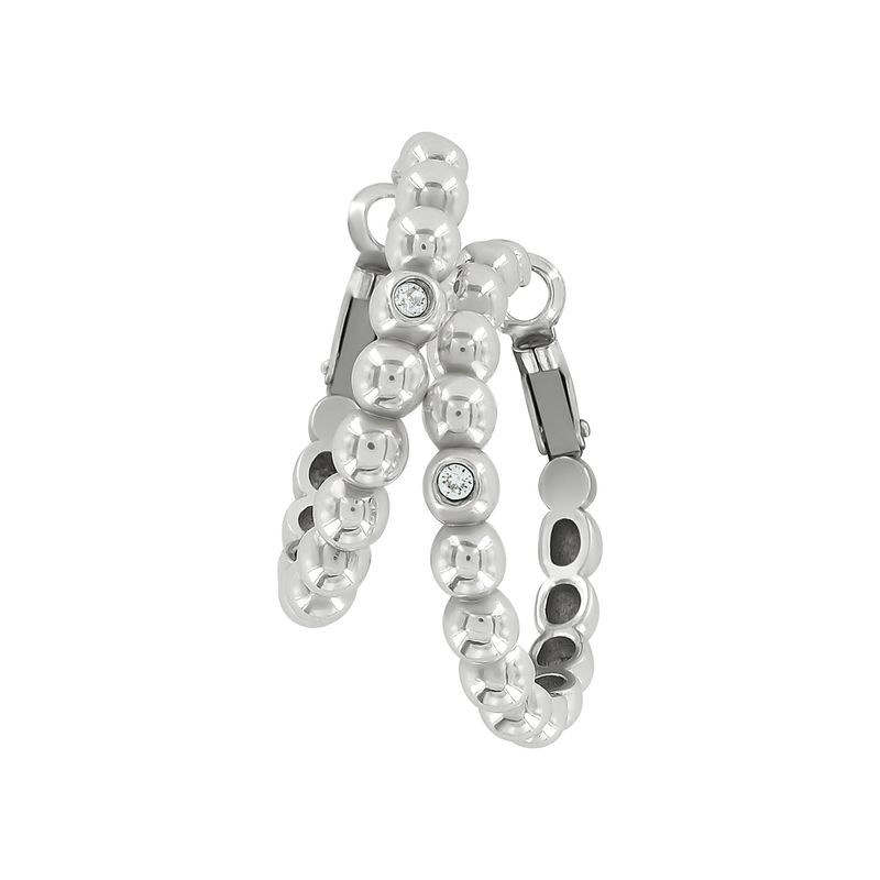 Twinkle Granulation Hoop Earrings