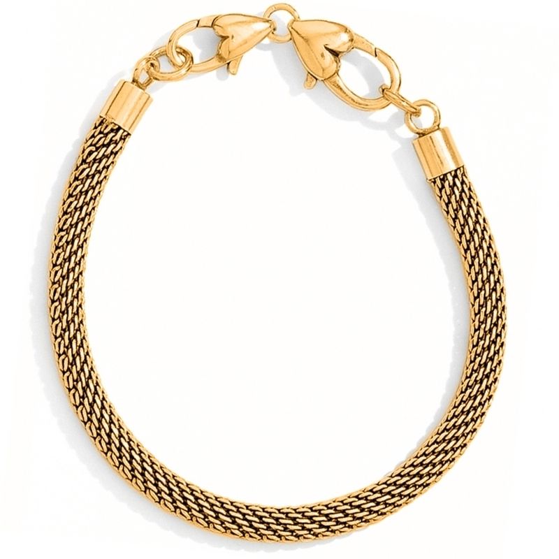 Gold Beverly Glam Bracelet 7 3/4&quot;
