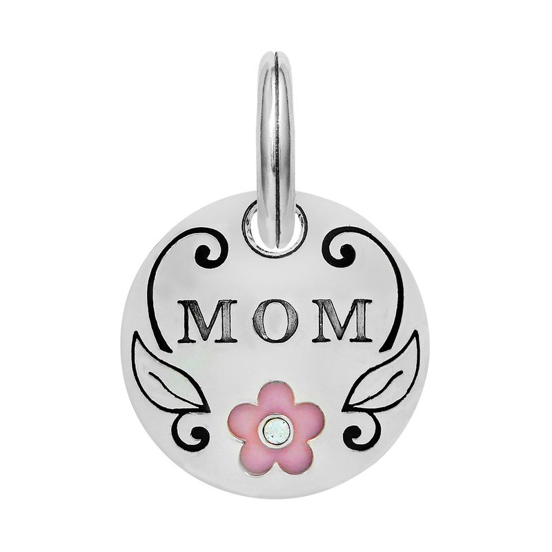 Mother&#39;s Love Charm Silver-Pink