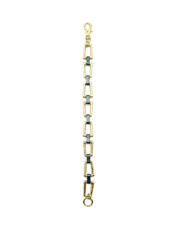 Retro B - Contemporary Two Tone Chain Link