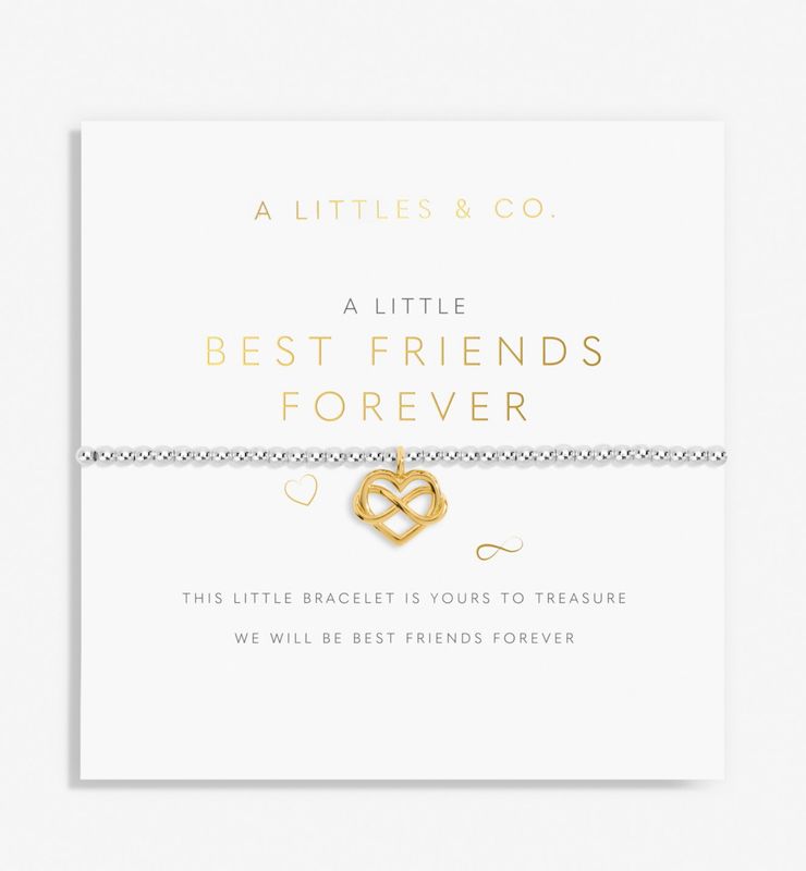 Children&#39;s A Little Best Friends Forever Bracelet Silver