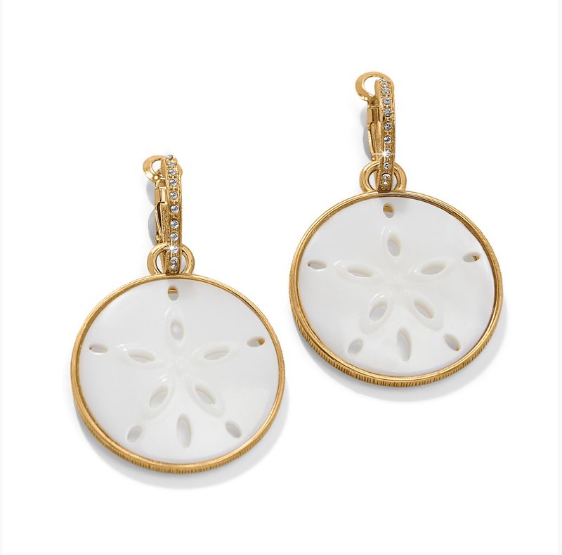 Del Mar Charm Hoop Earrings