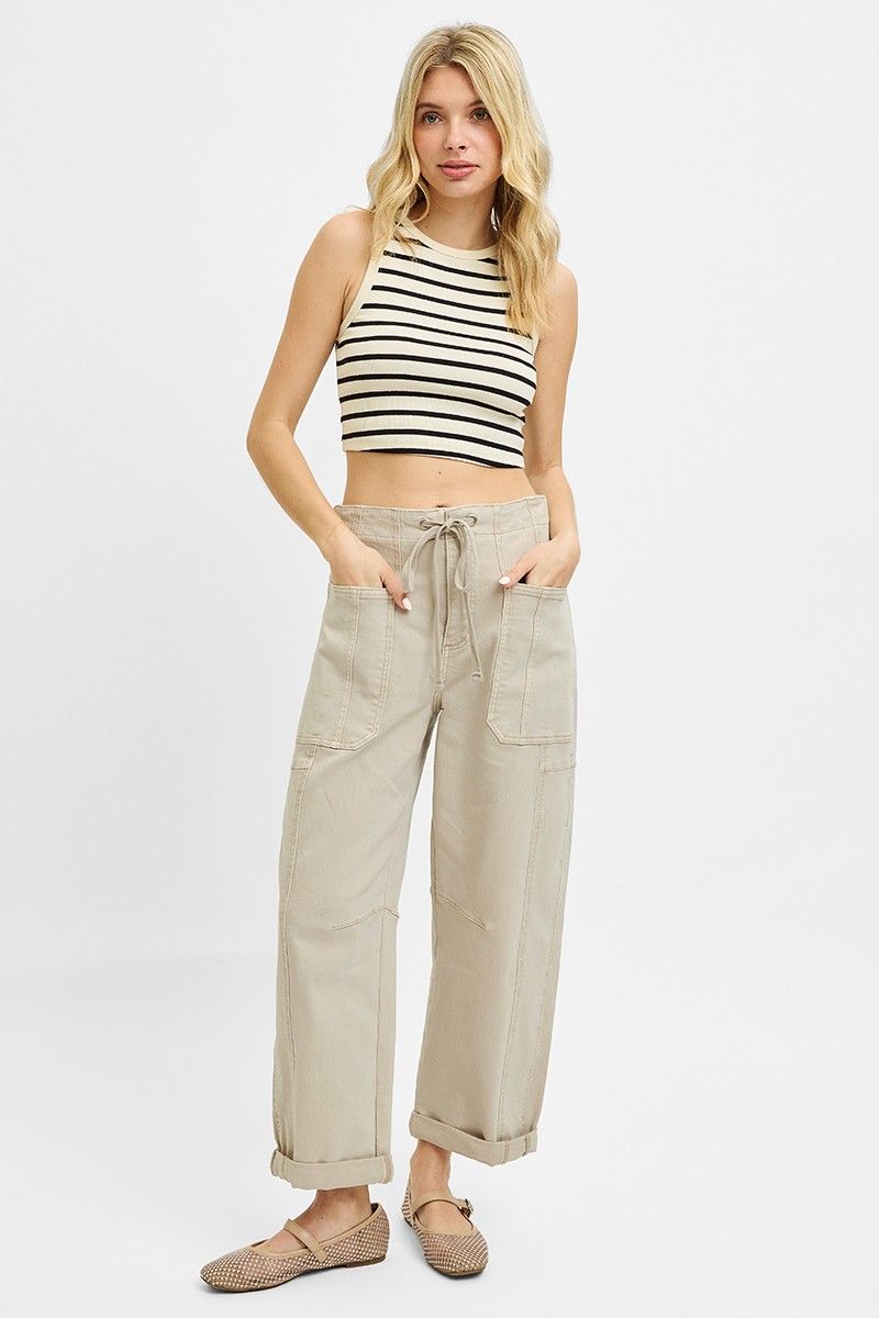 Wide Leg Cargo Pants