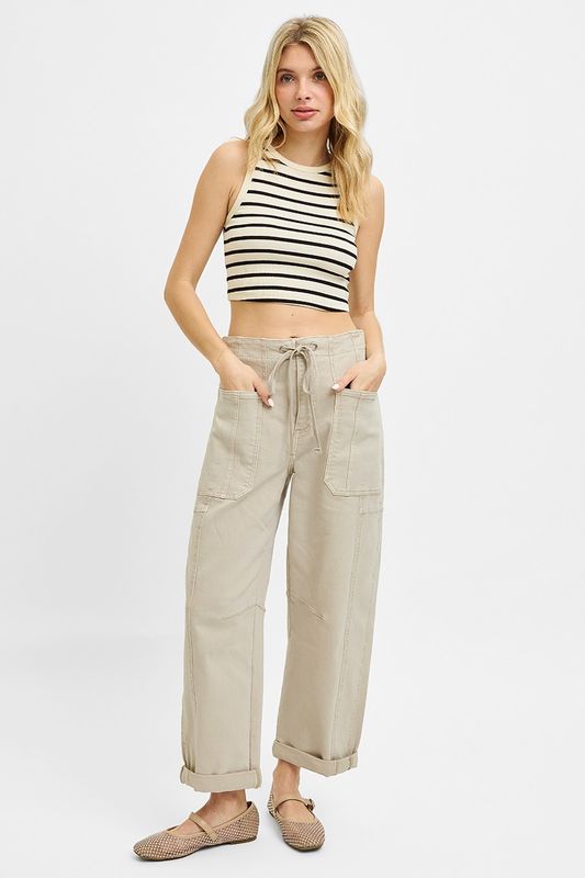Wide Leg Cargo Pants