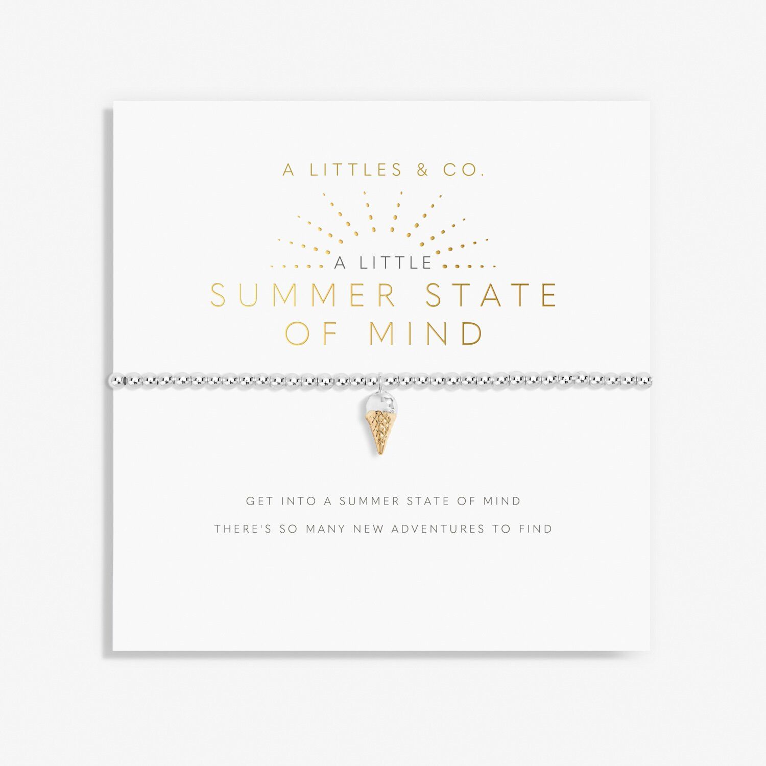 A Little Summer State of Mind Bracelet Silver