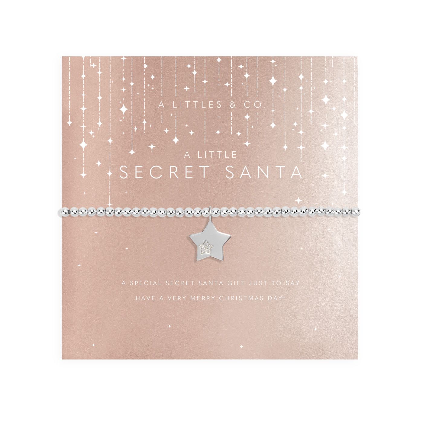 A Little Secret Santa Bracelet Silver