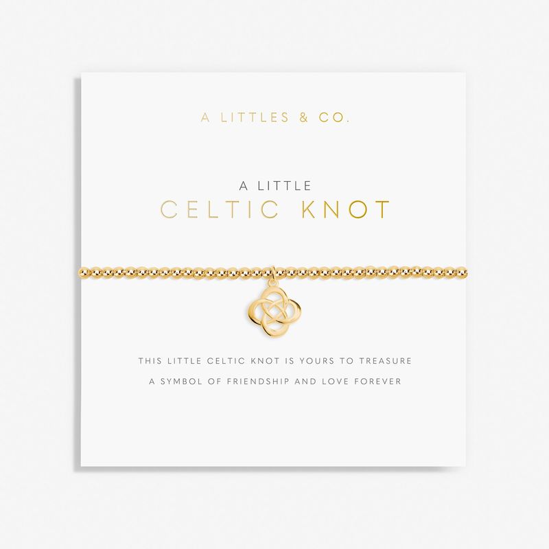 A Little Celtic Knot Bracelet Gold