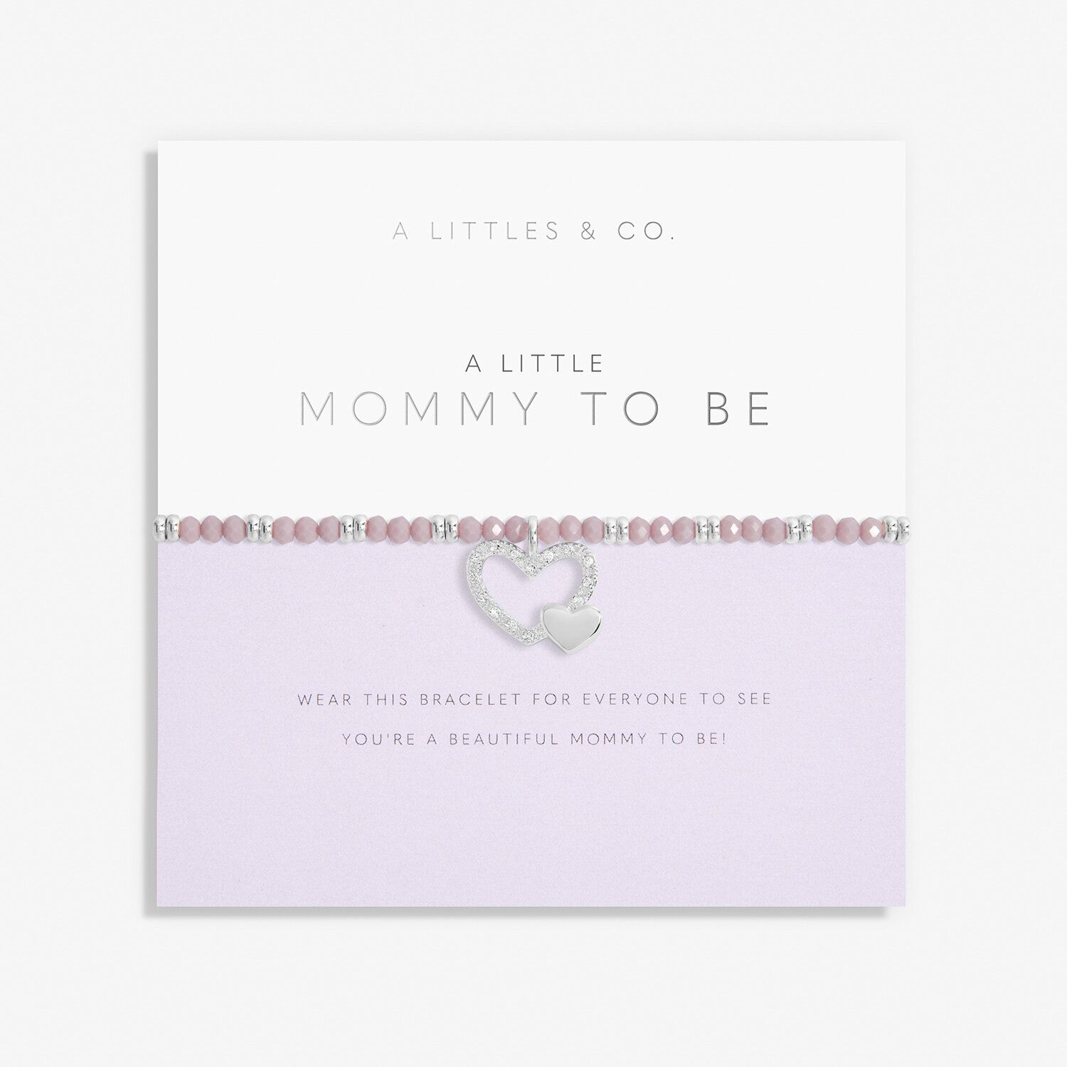 A Little Mommy to Be Bracelet Silver